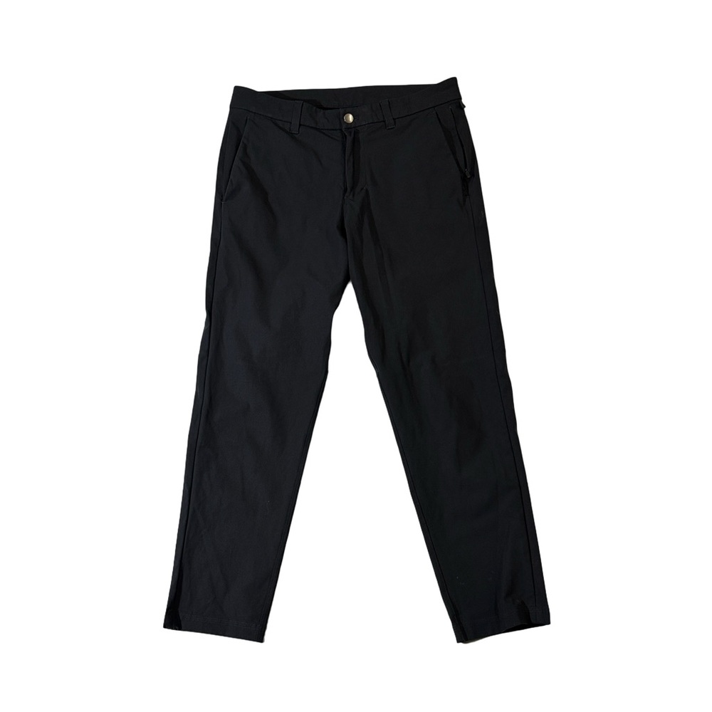 Lululemon mens 31x27 charcoal gray performance tapered pants EUC